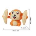 thumbnail image 4 of Viflosae Christmas Gifts for Kids Toys Toys Santa Claus Toys Cute Flipping Dancing Toy Rolling Monkey Sound Control Music LED Interactive Kids Toys Grows with Your Child, 4 of 8