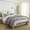 GREY, variant on Visimisi Bed in a Bag Bedspread 3-Piece Quilt Bedding Sets - Luxury Soft Comforter for All Seasons