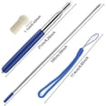 thumbnail image 3 of Telescopic Pointer Stick with Hand Lanyard, Teacher Pointer for Classroom, Presentation Pointers for Teachers, Hand Pointer Extendable Pointer Stick Retractable Pointer Pen Whiteboard Pointer (Blue), 3 of 5