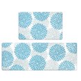 thumbnail image 3 of MeyJey Anti Fatigue Kitchen Rugs and Mats, 2 PCS Non-Slip Waterproof Runner Rug and Mat Set, Aqua Blue, 3 of 10