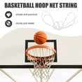 thumbnail image 3 of SEWACC 2Pack Replacement Basketball Net String Nylon Basketball Nets for Outdoor Use, 3 of 8