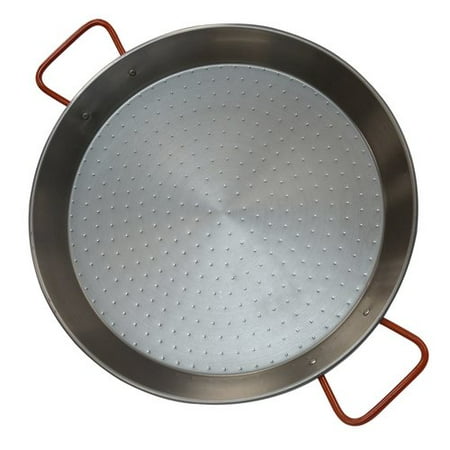 - IMUSA CAR-52031T Non-coated Aluminized Carbon Steel Paella Pan 15-Inch, Red