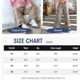 thumbnail image 2 of Y2K Teen Girls Wide Leg Jeans with Star Patch, Baggy Denim Pants with Raw Edge Detail for Girls 13-16 Years, 2 of 9