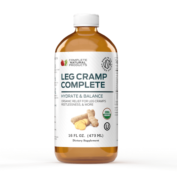 Leg Cramp Complete Natural Liquid Organic Amish Muscle, Foot & Leg