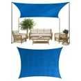 thumbnail image 2 of Pure Garden 10x13ft Sun Shade Sail – UV-Blocking Outdoor Canopy with D-Rings & Ropes, Blue, 2 of 8