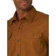 thumbnail image 4 of Wrangler Men's Long Sleeve Solid Twill Shirt, 4 of 4