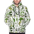 thumbnail image 4 of Hoodies for Men - Bohemian Gecko Lizard Green Long Sleeve Comfrt Men'S Fashion Hoodies & Sweatshirts, Sweatshirts for Men Hoodies Pullover Clothing Clothes with Pouch, 4 of 7