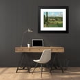 thumbnail image 4 of Camille Pissarro 24x20 Black Modern Framed Museum Art Print Titled - Landscape at Les Patis, Pontoise (1868), 4 of 5