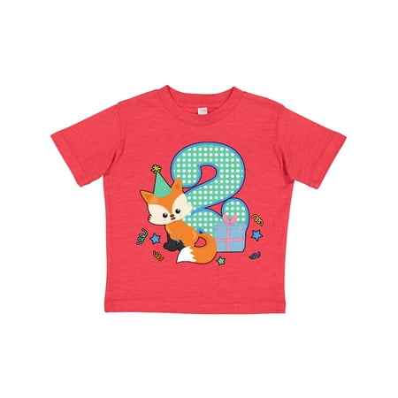 

Inktastic Im 2 Years Old with Fox Gift Toddler Boy or Toddler Girl T-Shirt