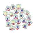 thumbnail image 1 of de imitación de cristal con orificios de de 20 piezas de 12 mm (8 colores), fácil de coser, de de bricolaje, bolsos, Blanco 2, 1 of 9
