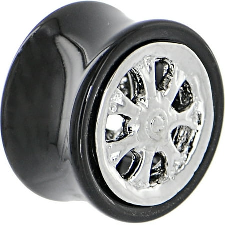 - Body Candy Black Acrylic Muscle Car Wheel Frame Saddle Plug (1 Piece) 20mm