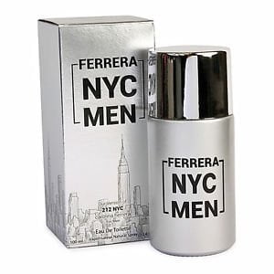 Ferrera NYC Men Perfume by Mirage Brands, 3.4 oz100 ml, Distinct, Sexy, Subtle,Elegant Eau De Toilette, Long Lasting Sensuality