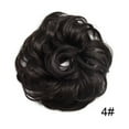 thumbnail image 2 of Curly Hair Bun Messy Synthetic Chignon Hairpiece Hair Bun Extensions 4# Darkest Brown, 2 of 3
