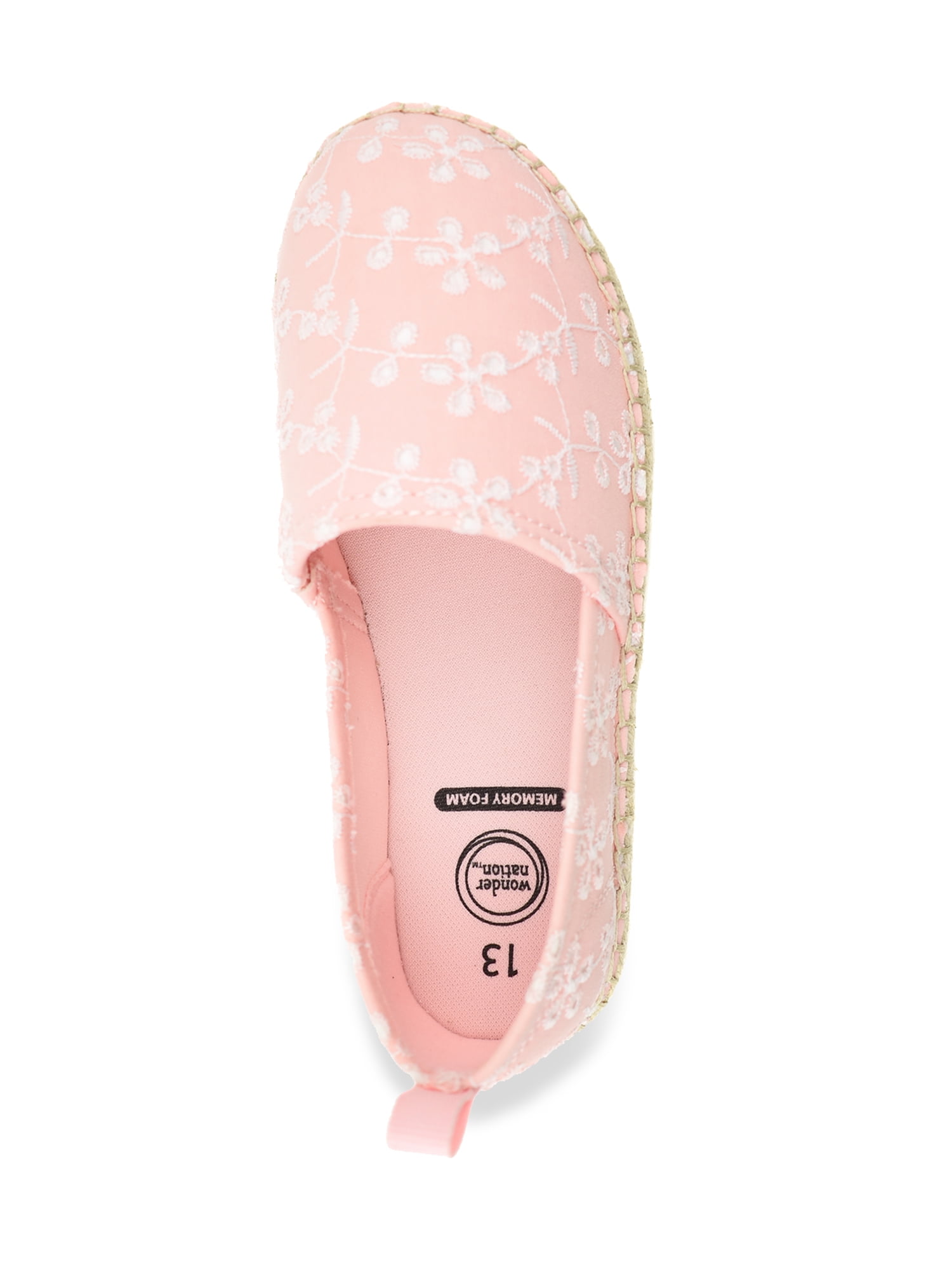 Wonder Nation Little & Big Girls Casual Espadrille Aline Shoes