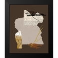 thumbnail image 2 of Wang, Melissa 20x24 Black Modern Framed Museum Art Print Titled - Paper Collage I, 2 of 5