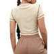thumbnail image 2 of TRKIYQC Y2k, camiseta de verano para mujer, camisetas con estampado de pequeño ángel, camisetas de manga corta con cuello redondo y puntadas en contraste, Tops cortos para mujer, ropa de calle TRKIYQC  perder, 2 of 7