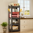 thumbnail image 6 of JHYKHG 63" H Storage Shelves,5-Tier Heavy Duty Garage Shelving,Adjustable Shelving Unit,Metal Shelf,Boltless Assembly Rack for Warehouse,Shed,2,500 lb Load,16 x 24 x 63 Inches,Black, 6 of 9