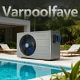 thumbnail image 3 of 30000BTU Above Ground Pool Heater for Pool Up to 8000 Gallons Pool Heater with WiFi Control App Pool Heat Pump 110V, 3 of 9