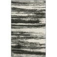 thumbnail image 5 of SAFAVIEH Retro Chantel Abstract Area Rug, Dark Grey/Light Grey, 8' x 8' Round, 5 of 9