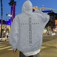 thumbnail image 2 of FEIFLY Men's Hoodies Sweatshirts Retro Graphic Verse Hoodie For Men Long Sleeve Letter Printed Inspirational Apparel Casual Wear For Believers Classic Men Dailywear, 2 of 6