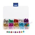 thumbnail image 2 of Caja De Cascabeles De Metal Campanas Coloridas Con Gancho Colgante Accesorios Para Decoración Dse Hogar Navidad 300 unids 8mm, 2 of 8