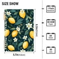 thumbnail image 2 of FORMRS 1-Subject Spiral Notebook 8" x 5" College Ruled 60 Refillable Sheet, Blue Floral Lemons, 2 of 7