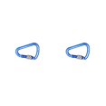thumbnail image 3 of Wweixi 1/2/3 Mousqueton Résistant à l'Usure Technologie Avancée Grand Application Coloré Résistance aux Impacts Renforcée Pinces à Carabiner pour Extérieur Bleu 2 Pcs, 3 of 6