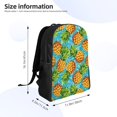 thumbnail image 4 of Fuzoiu Pineapple Print Laptop Backpack,Work Business Backpacks, Large Capacity Nurse Bag College Bookbag for School, Waterproof Casual Daypack for Travel, 4 of 8