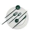 Efavormart 50 Pack | Hunter Emerald Green Heavy Duty Plastic Utensil ...