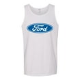 thumbnail image 2 of Wild Bobby, Ford Motors Blue Logo, Cars and Trucks, Men Graphic Tank Top, White, Large, 2 of 4