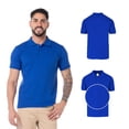 thumbnail image 3 of Playera Tipo Polo Yazbek C0550 Para caballero royal Talla Doble Extra grande, 3 of 3