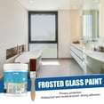 thumbnail image 2 of Frosted Glass Effect Spray Paint - Create Privacy Window Film for Bathroom Office Partitions Shower Doors & Glass Panels | 100ml Can Covers 10 sq.ft (1m簡), 2 of 9