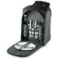 thumbnail image 3 of Picnic Time PT-Colorado Cooler Backpack, Insulated Backpack Cooler with Picnic Set for 2, Gray, 3 of 5