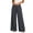 38# Dark Gray, variant on Women Wide Leg Sweatpants High Waist Drawstring Loose Fit Flowy Casual Fashion Lounge Pants with Pockets Black XL