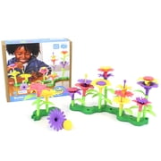Green Toys: Build-A-Bouquet - 44pc Mix & Match Floral Toy Craft Set, Assemble & Stack, Create Colorful Flower Arrangements, Recycled Material, Kids 3+