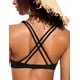 thumbnail image 5 of Top de Bikini CRZ YOGA con Nudo Frontal y Escote en V Negro XX-S, 5 of 6