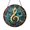 Acrylic 3.5 Inch, variant on Music Note Window Hanging – Stained Glass Style Decor