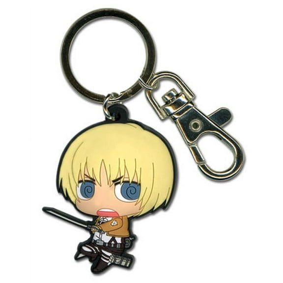 Great Eastern Entertainment Attack On Titan SD Armin PVC Keychain Multi-colored, 2"