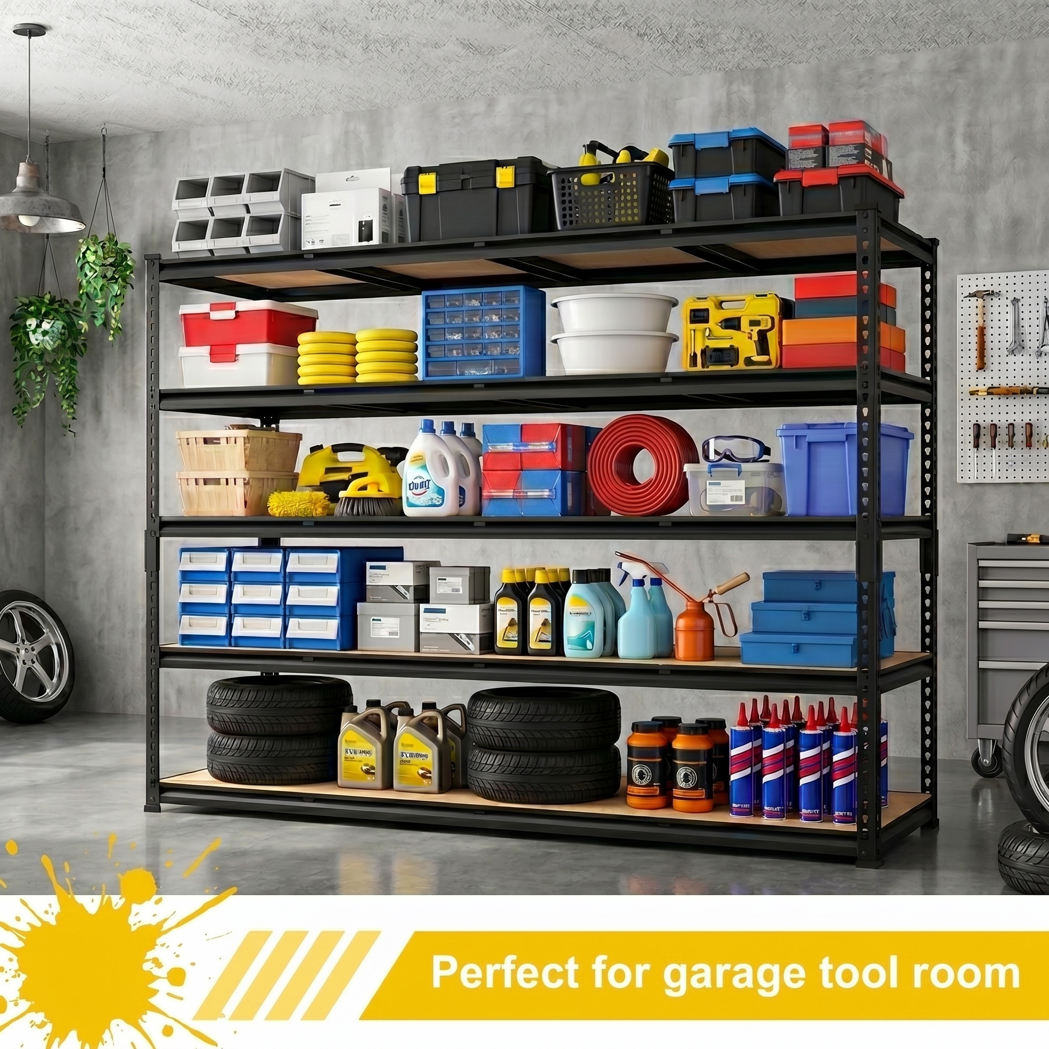 TrumanPick 5-Tier Heavy Duty Garage Shelving Unit, 3000 lbs photo 8