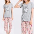 thumbnail image 2 of Pyjama pour Femmes avec Pantalon Capri, 2 of 7