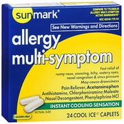 Sunmark Multi-Symptom Allergy Caplets, 24 Count