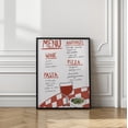 thumbnail image 3 of Italian Menu Framed Art Modern Wall Decor, 3 of 15