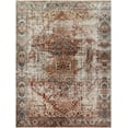 thumbnail image 2 of Mark&Day Washable Rugs, 8x10 Lefkara Traditional Burgundy Area Rug, Red Beige Grey Carpet for Living Room, Bedroom or Kitchen (7'10" x 10'2", Machine Washable), 2 of 6