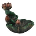 thumbnail image 4 of Statue de Brûleur d'Encens en Forme de Fleur de Lotus Zen 4.25 Pouces, 4 of 6