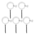 thumbnail image 3 of Miangastore 5pcs Flag Fasteners Flag Pole Rings with Flag Clip Flag Fixing Buckles Flag Mounting Rings, 3 of 9