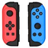 PUNWEOS Wireless Switch Controller for Nintendo Switch/Switch Lite,Joypad Controller with Turbo Button Ergonomic Hand Joypad Joystick Remote Replacement for Switch Joy-Con Controller-Red&Blu