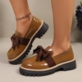 thumbnail image 6 of Brown Women'S Sandals Loafers Thick Sole Non Slip Slip On Casual Breathable Lightweight Solid Color Footwear For Spring Summer Daily Wear Size 43, 6 of 9