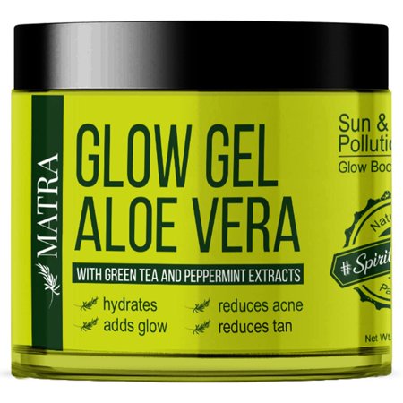 Matra Aloe Vera Gel for Sun & Pollution protection with Green Tea & Peppermint Extracts
