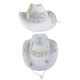 thumbnail image 1 of 2 Uds Sombrero De Vaquera Sombreros De Vaquero Del Oeste Salvaje Para Mujer Vestido De Lujo Novia + Señora NOVIA+SRA, 1 of 8