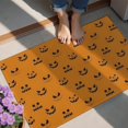 thumbnail image 4 of Halloween Pumpkin Face Silhouettes Door Rugs,Washable Non Slip Door Mats Indoor,Decorative Door Mats,Entry Mat Indoor for Entrance,Bedroom,Kitchen,Bathroom,20"x32", 4 of 6